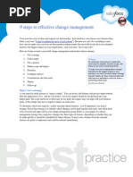 Download 9 steps to effective change management by salesforcecom SN35940658 doc pdf