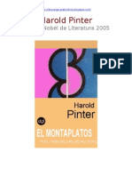 El Montaplatos - Harold Pinter