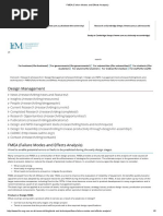 FMEA (Failure Modes and Effects Analysis)