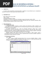 Uso de Excel Para Tratamento Estatístico