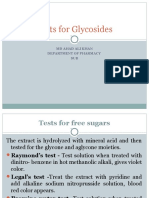 Pharmacognosy II l6 Test for Glycosides