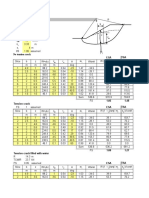 Slope Stability - Excel Spread Sheet Example