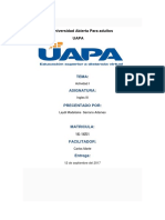 UAPA English III Activity I