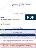 Lecture - 04 Structural Properties of Utility Functions