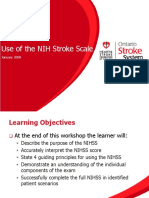 Use of The NIH Stroke Scale: January 2008