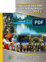 Statistik Daerah Ponorogo 2015