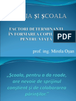 Proiect Familia Si Scoala