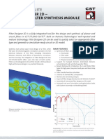 CST Filter Designer 2D