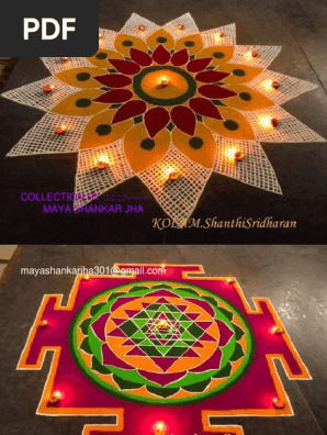 Collection Of Rangoli Designs