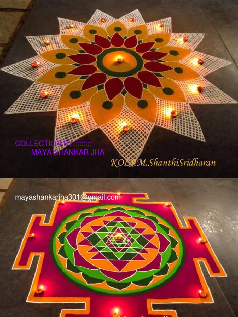 Rangoli Designs Collection PDF | PDF