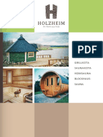 HOLZHEIM Saunafaesser Katalog 2015