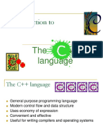 Introduction To: The ++ Language