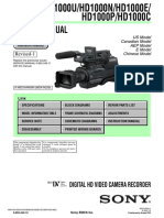 HVR HD1000 PDF