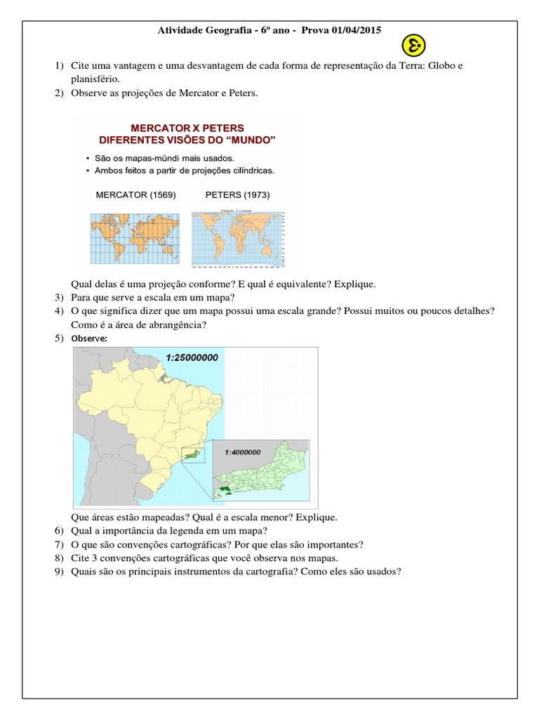 2 Ativ Geog 6 Ano Cartografia