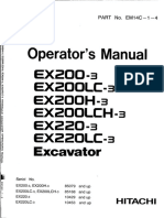 EX200-3 Operator's Manual