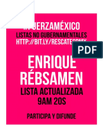 #FuerzaMexico - Lista EnriqueRebsamen