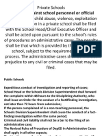 Complaint Against School Personnel or Official
