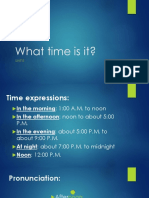Grammar Focus What Time Is It
