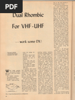 Dual Rhombic Vhf-Uhf