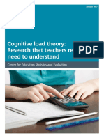 Cognitive Load Theory: Research That Teachers Really Need To Understand