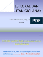 Anestesi Lokal Dan Pencabutan Gigi Anak Modul 6.1