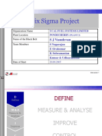 Six Sigma Project - Machining