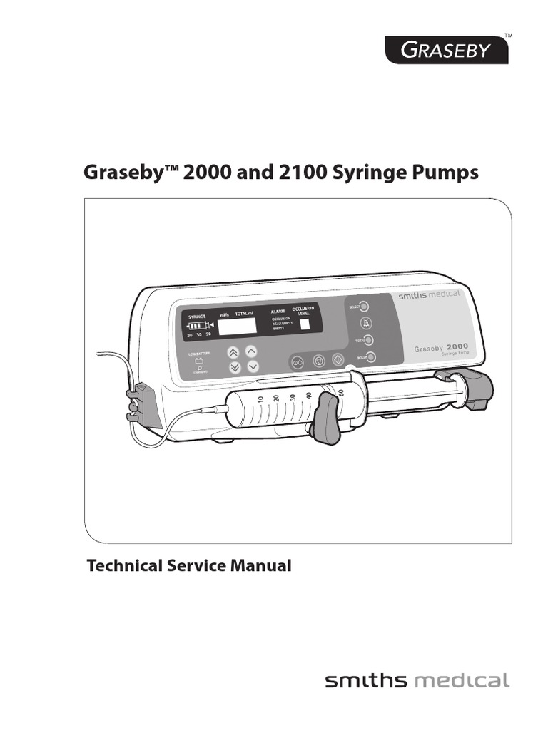 Graseby2000-2100 Service Manual 100 | PDF | Intravenous Therapy | Syringe