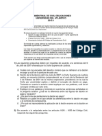 Examen Final de Civil Obligaciones