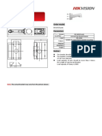 DS-1602ZJ-pole: Dimension: Order Model
