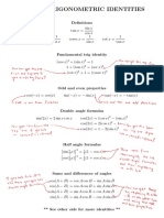 Useful Trig Identities