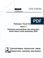 Pengujian Tanah Dasar Jalan