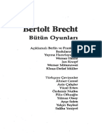 Bertolt Brecht - Bütün Oyunları Cilt 1