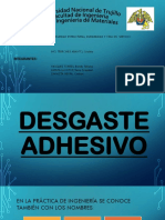 Diapositivas Desgaste Adhesivo y Por Rodadura