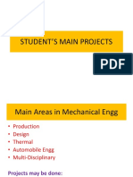 Student's Main Projects