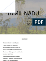 Tamil Nadu: - by Venya Kaushik Class-5 B' SJA Dehradun