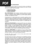 Límites Éticos de La Investigación