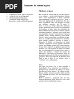 Fermento de Batata Inglesa