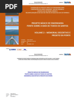 Projeto Básico de Engenharia Ponte Sobre a Baía de Todos Os Santos Volume 2 Memorial Descritivo e Projeto Da Ponte