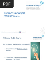 ITU Business Analysis PMI-PBA Course1