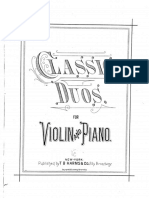 Piano & Violin Duets - PIANO PDF