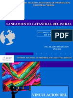 Saneamiento Catastral Registral