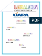 Actividades de La Segunda Semana