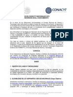 (482030726) Convocatoria Becas CONACYT Nacionales