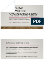 Knowledge Management Slides About Text: Designing Knowledge Organizations: A Pathway To Innovation Leadership