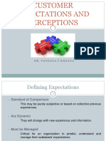 Customer Expectations and Perceptions