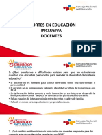 Recomendaciones en Docentes - Taller "Juntos Por Una Educación Inclusiva".
