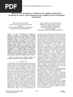 Approach to the Evaluation of a Method for the Adoption of Information