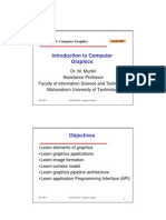 Introduction To Computer Introduction To Computer Graphics