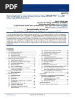 001-75779 AN75779 How To Implement An Image Sensor Interface With EZ-USB FX3 in A USB Video Class UVC Framework