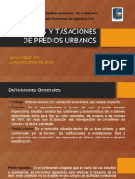 Peritajes y Tasaciones de Predios Urbanos 1